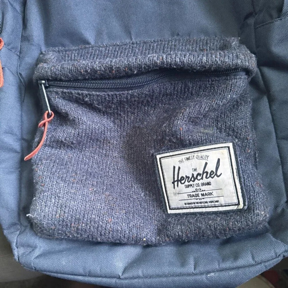 Herschel knitted collection backpack Navy/grey - Picture 2 of 7
